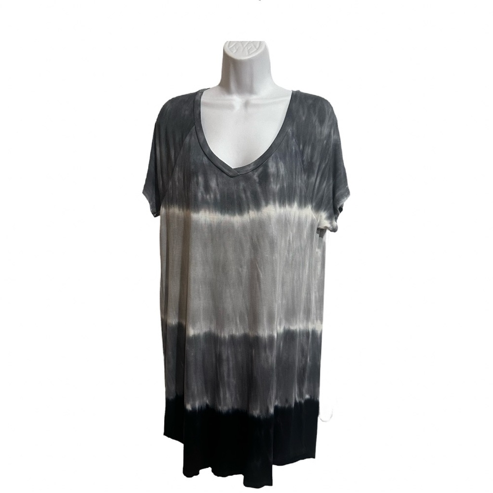 CABLE AND GUAGE, Tye Dye Swimsuit Cover, Size L